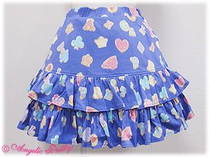 angelic pretty assorted cookie cutsew skirt