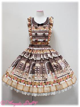 angelic pretty sweet cream house skirt