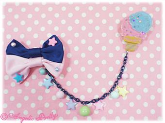 angelic pretty milky planet brooch