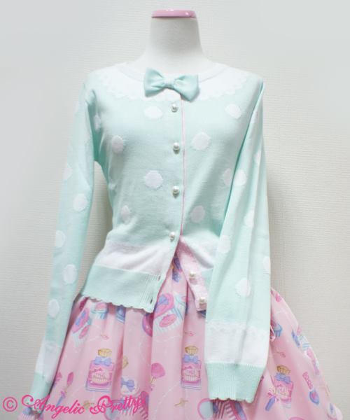 angelic pretty sweet dot knit cardigan