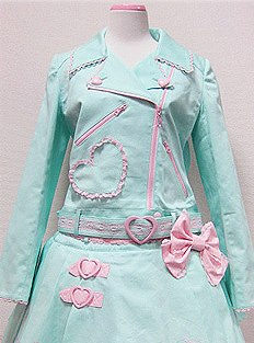 angelic pretty lovely girl biker jacket