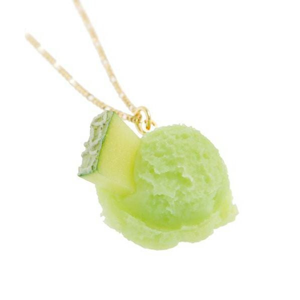 q-pot creamy honedew melon sherbet necklace - green - 2016