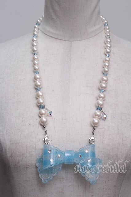 btssb meltaine pearl necklace with glitter - sax - 2009