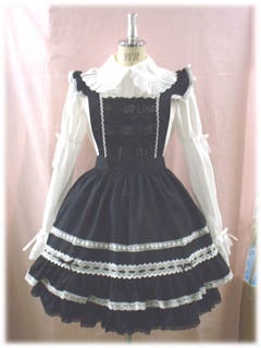 btssb maid apron - black × white - 2003