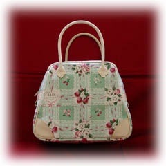 btssb sweet check print mini boston bag - mint - 2006