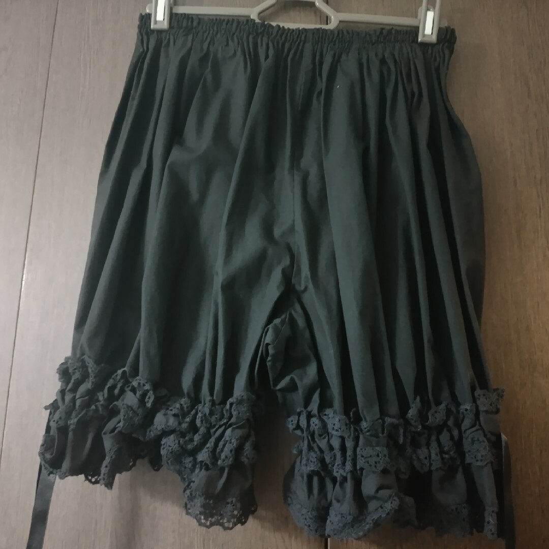 metamorphose raschel lace bloomers (wide lace) - black - 1999