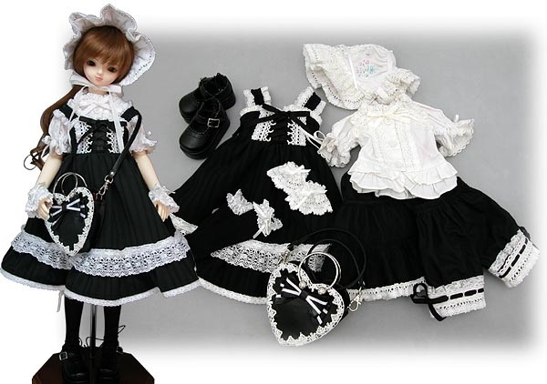 bssb × volks sd charlotte boire set - black × white - 2004