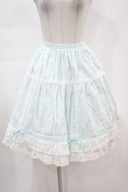 angelic pretty original strawberry print skirt - pink - 2005