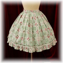 angelic pretty strawberry millefeuille skirt - mint - 2007