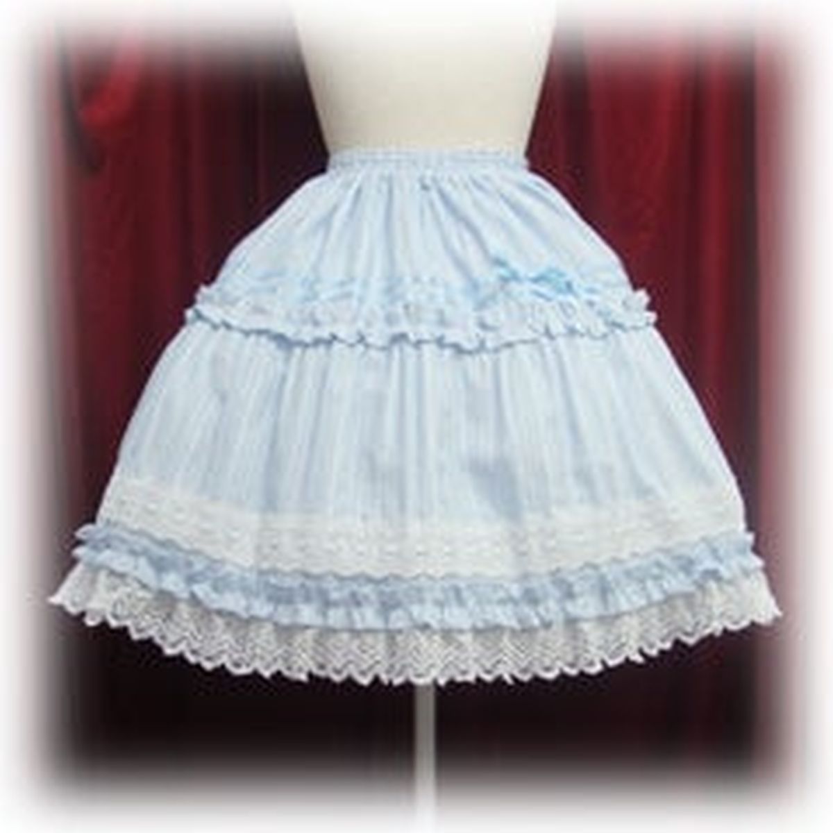 btssb petit frill karami skirt - sax - 2008