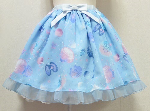 angelic pretty dream marine skirt - sax - 2015