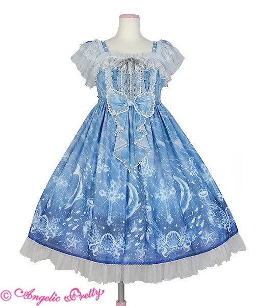 angelic pretty jewel marine frill jsk - sax - 2016