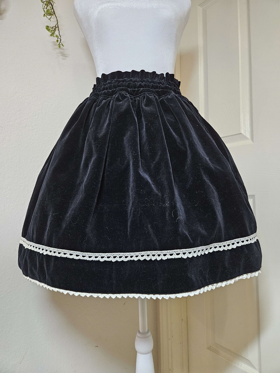 metamorphose little nurse skirt - white × red - 2024