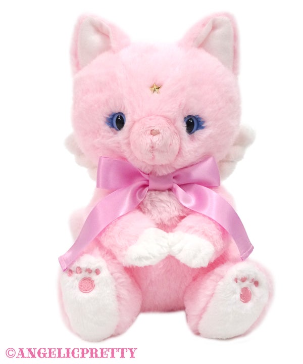 angelic pretty milk cat plush pouch - pink - 2023