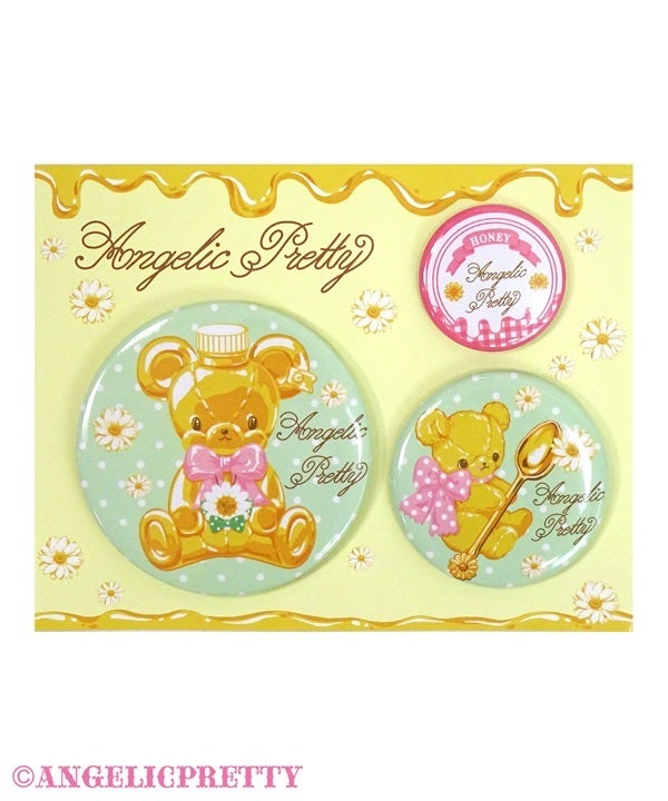 angelic pretty fancy stationery badge set - pink - 2024