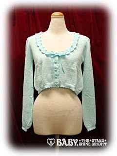 btssb lacework knit bolero (2010) - mint - 2010