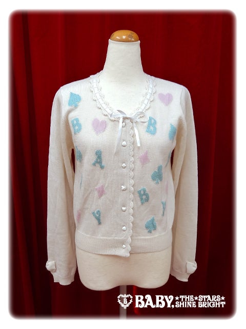 angelic pretty strawberry cherry satin ribbon bolero - offwhite - 2008