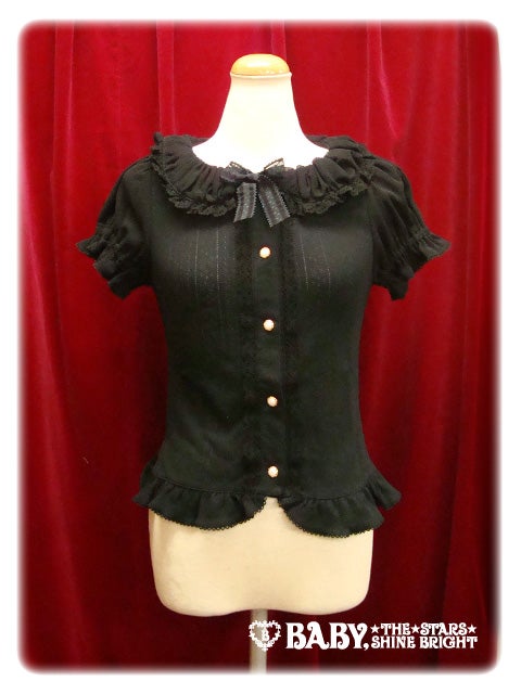 aatp diamond transparent knitting bolero - black - 2015