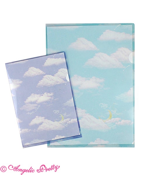 angelic pretty misty sky clear file set - sax - 2018