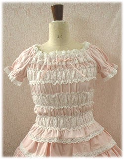 btssb shirring cutsew (2004) - pink - 2004