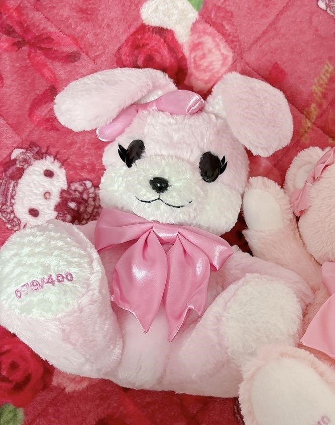 angelic pretty lyrical bunny plushie - pink - 2009